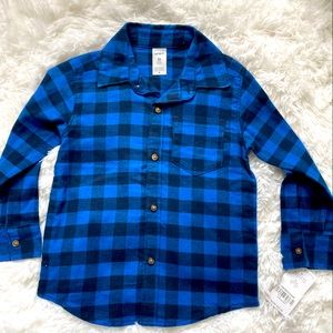 Royal Blue Childrens Flannel *Brand New*